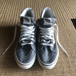 Gray high top vans